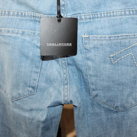 Tagliatore Five Pocket Kids Light Wash Denim.Belt Hoops.Sz. XS/6
